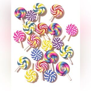 New 20 Lollipop Croc Charms Shoe Charm Jibbit Disney Croc Charms